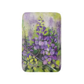 Tapis De Bain Belles Fleurs De Wisteria En Aquarelle (Devant (Vertical))
