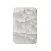 Tapis De Bain Belles lignes dorées (Devant (Vertical))