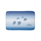 Tapis De Bain Belles Lys Bleus (Devant)
