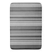 Tapis De Bain Belles rayures gris noir (devant Vertical)