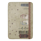 Tapis De Bain Bénédiction d'hiver Folkart Snowmen Couple (devant Vertical)