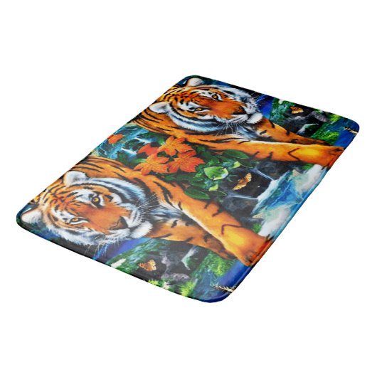 Tapis De Bain Bengale animal tigre (Angle)