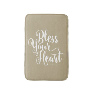 Tapis De Bain Bénissez votre coeur