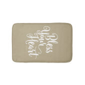 Tapis De Bain Bénissez votre coeur (Devant)
