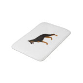 Tapis De Bain Berger Allemand Rouge Noir Blanche (Angle)