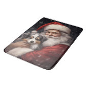 Tapis De Bain Berger australien avec Noël du Père Noël (Angle)