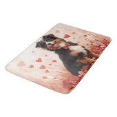 Tapis De Bain Berger australien avec Rose - Saint Valentin (Angle)