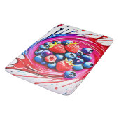 Tapis De Bain Berry Splash : Couleur éclate (Angle)
