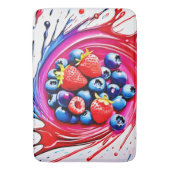 Tapis De Bain Berry Splash : Couleur éclate (devant Vertical)
