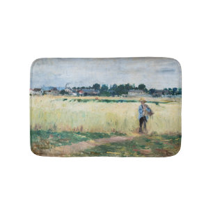 Tapis De Bain Berthe Morisot - Dans le champ de blé à Gennevilli