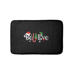 Tapis De Bain BEST CROYEZ NOËL PAJAMA CHIRT JAMAIS Noël