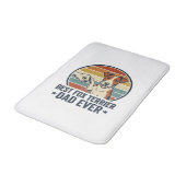 Tapis De Bain Best Fox Terrier Dad Ever Vintage Dog Lover Shirt_ (Angle)