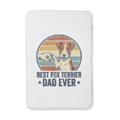 Tapis De Bain Best Fox Terrier Dad Ever Vintage Dog Lover Shirt_ (Devant (Vertical))
