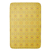 Tapis De Bain Bête Bleue Couchant Jaune (devant Vertical)