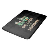 Tapis De Bain Bibliothécaire chanceux de la Saint-Patrick (Angle)