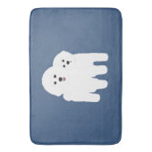 Tapis De Bain Bichon Frise Bathmat (devant Vertical)