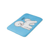Tapis De Bain Bichon frise dog dessin animé (Angle)