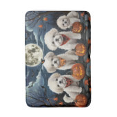 Tapis De Bain Bichon Frise Halloween Éffrayant (Devant (Vertical))