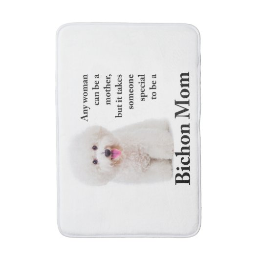 Tapis De Bain Bichon Maman Mat (Devant (Vertical))