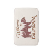 Tapis De Bain Bienvenue à California Bear Forest (Devant (Vertical))