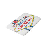 Tapis De Bain Bienvenue à Las Vegas (Angle)