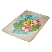 Tapis De Bain Bienvenue sur l'île aux ananas (Angle)