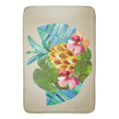 Tapis De Bain Bienvenue sur l'île aux ananas (devant Vertical)