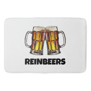 Tapis De Bain Bière Noël Reinbeers