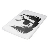 Tapis De Bain Big Buck Parmi Pine Trees Vector (Angle)