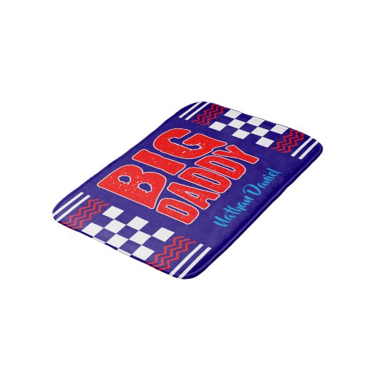 Tapis De Bain Big Daddy (Votre Nom) (Angle)