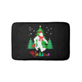 Tapis De Bain Bigfoot Yeti Sasquatch Noël Croire Noël (Devant)