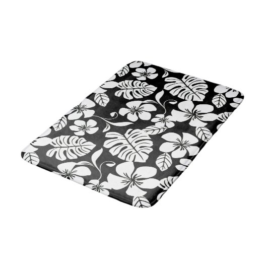 TAPIS DE BAIN BIKINI ROSE (NOIR/BLANC) (Angle)