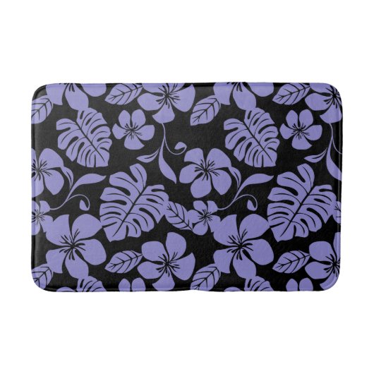 TAPIS DE BAIN BIKINI ROSE (NOIR//LAVENDER) (Devant)