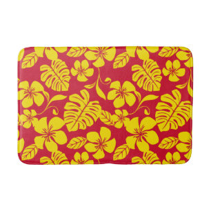 TAPIS DE BAIN BIKINI ROSE (ROUGE/OR)