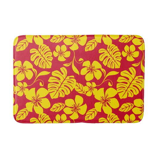 TAPIS DE BAIN BIKINI ROSE (ROUGE/OR) (Devant)