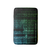Tapis De Bain Binary Bliss : Tech rencontre la tranquillité (Devant (Vertical))