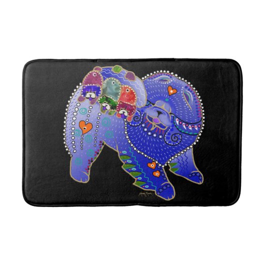 Tapis De Bain Bindi Chow litière - horizontale- Crate ou Bath Ma (Devant)