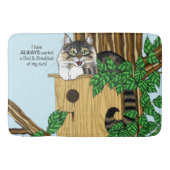 Tapis De Bain Birdhouse Bed Breakfast Chat (Devant)