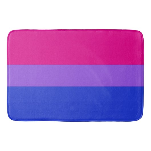 Tapis De Bain Bisexual Pride Bain Mat : Support Vibrant (Devant)