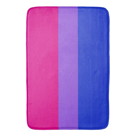Tapis De Bain Bisexual Pride Bain Mat : Support Vibrant (devant Vertical)