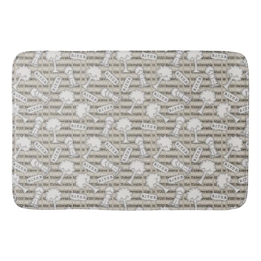 Tapis De Bain BITUB Motif (Croyez en l'incroyable) (Devant)
