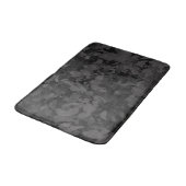 Tapis De Bain Black And Gray Abstract Graphic Art Design (Angle)