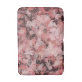 Tapis De Bain Black Gray Pink White Modern Geometric Abstract (Devant (Vertical))
