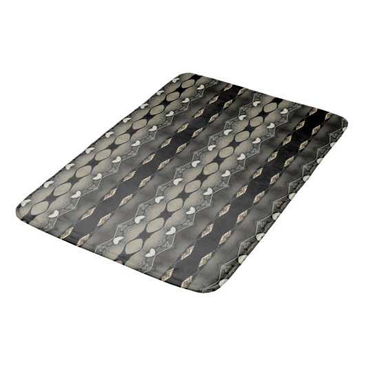 Tapis De Bain Black Hearted (Angle)