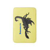 Tapis De Bain Black hungry scorpion (Devant (Vertical))