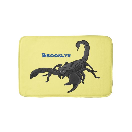 Tapis De Bain Black hungry scorpion (Devant)