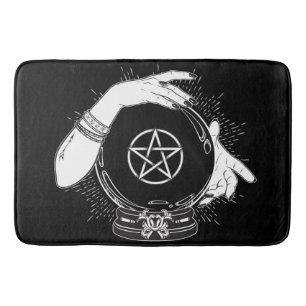 Tapis De Bain Black Mystic Fortune Teller Mysal Crystal Ball