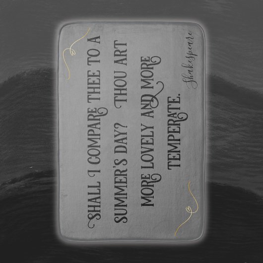 Tapis De Bain Black on Grey Shakespeare Dois-Je Comparer.. |