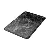 Tapis De Bain Black & Silvery Spider Webs Chic Halloween (Angle)