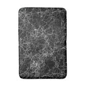 Tapis De Bain Black & Silvery Spider Webs Chic Halloween (Devant (Vertical))